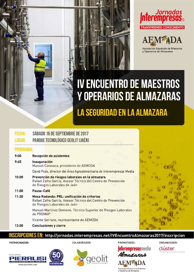 IV Encuentro de Maestros y Operarios de Almazaras (AEMODA)